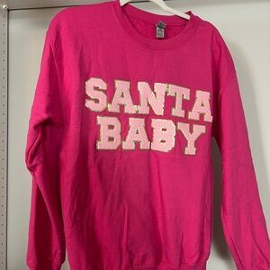 Pink 'Santa Baby' Sweatshirt